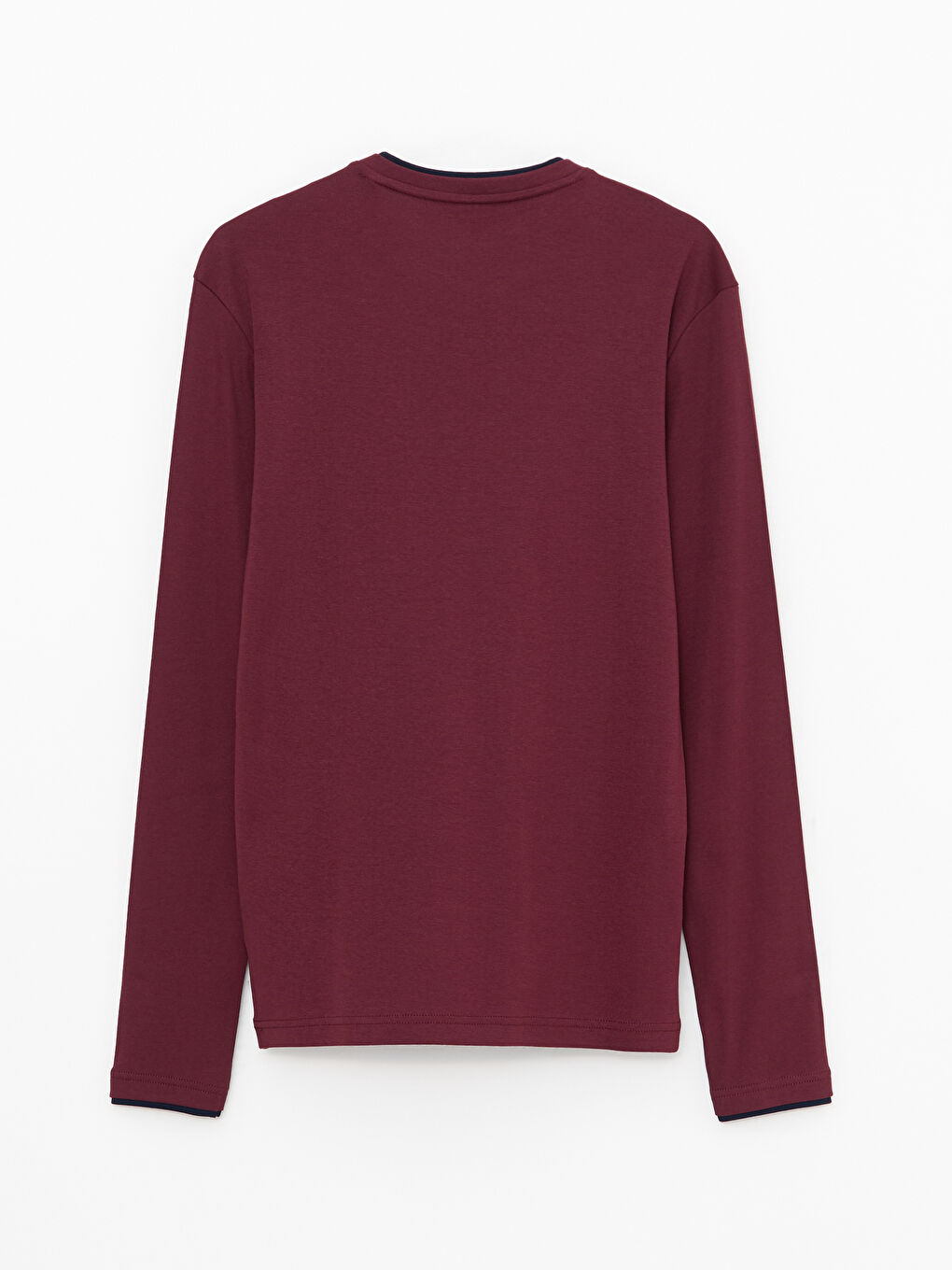 Crew Neck Long Sleeve Men's Pyjama Top-6