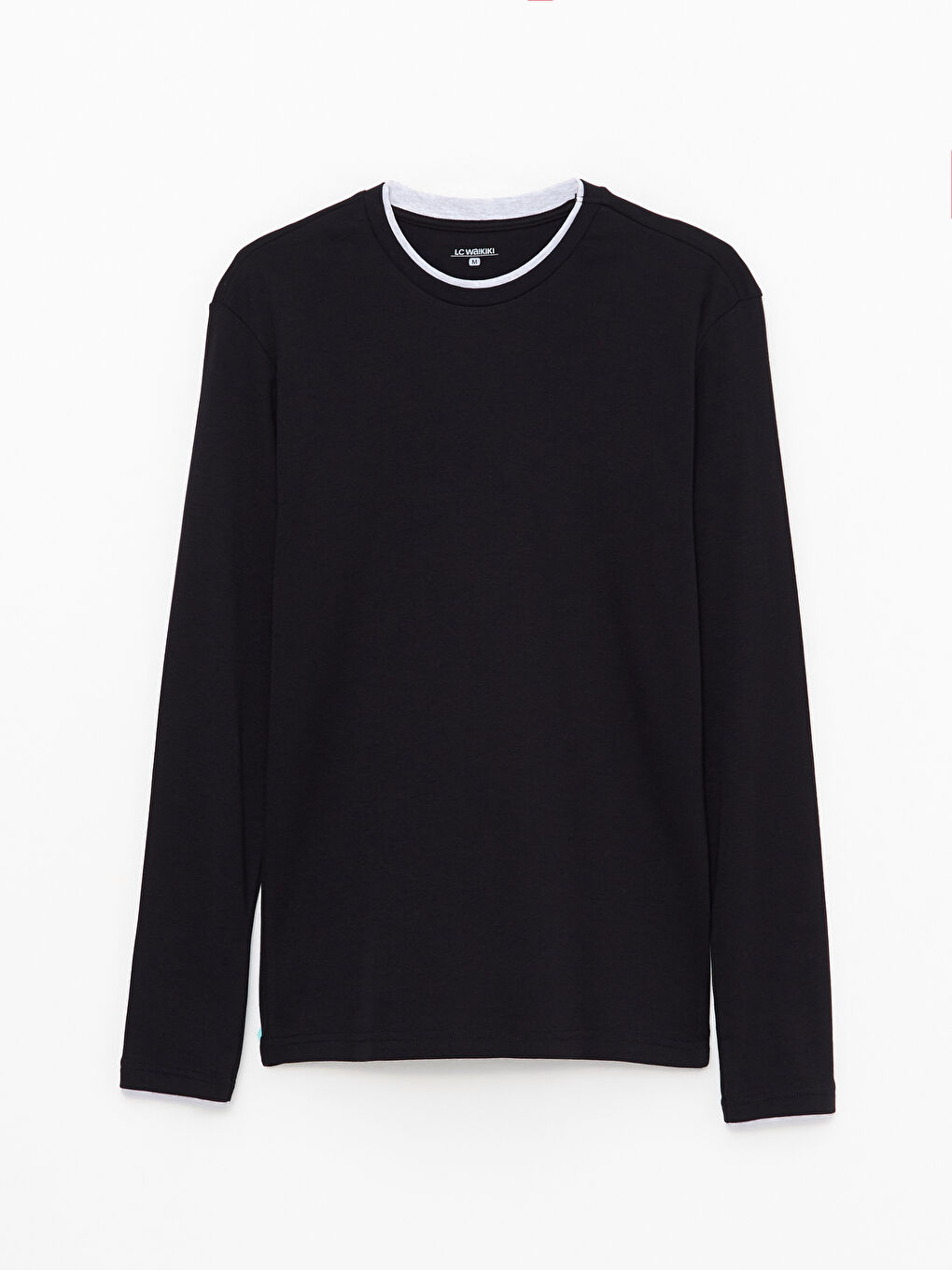 Пижамный Верх Мужской С Длинным Рукавом И Круглым Вырезом-5