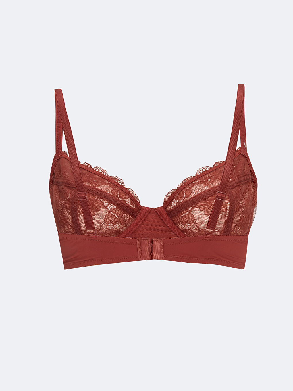 Underwire Lace Detail Bra-1