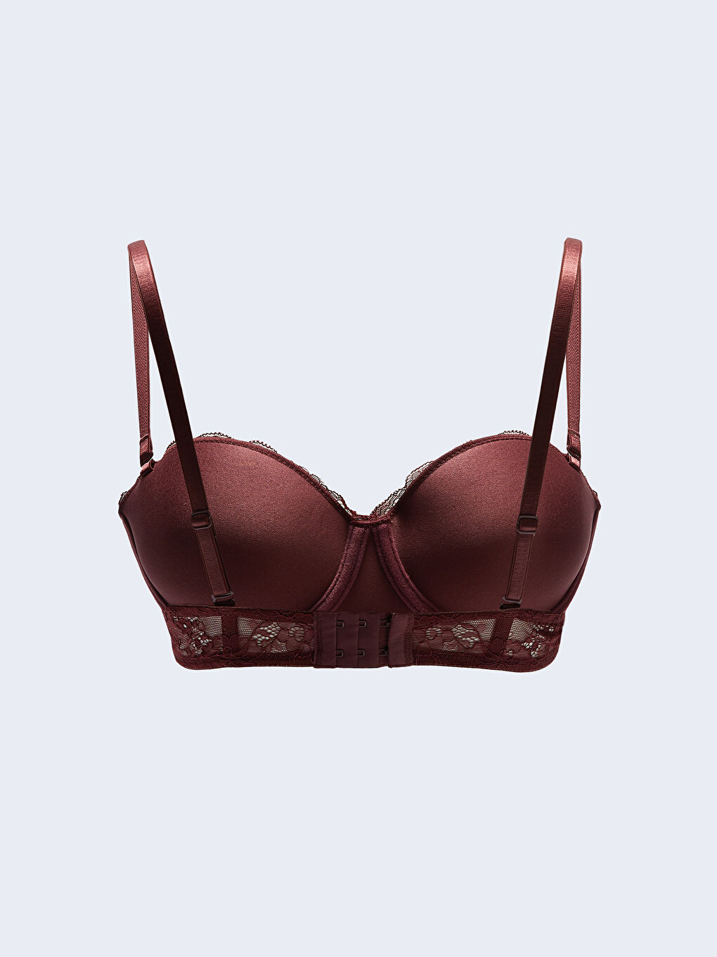 Underwire Lace Detail Bra-1
