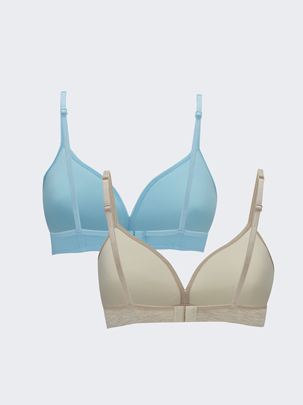 Sutien Imprimat Fără Fir 2-Bucăți-1