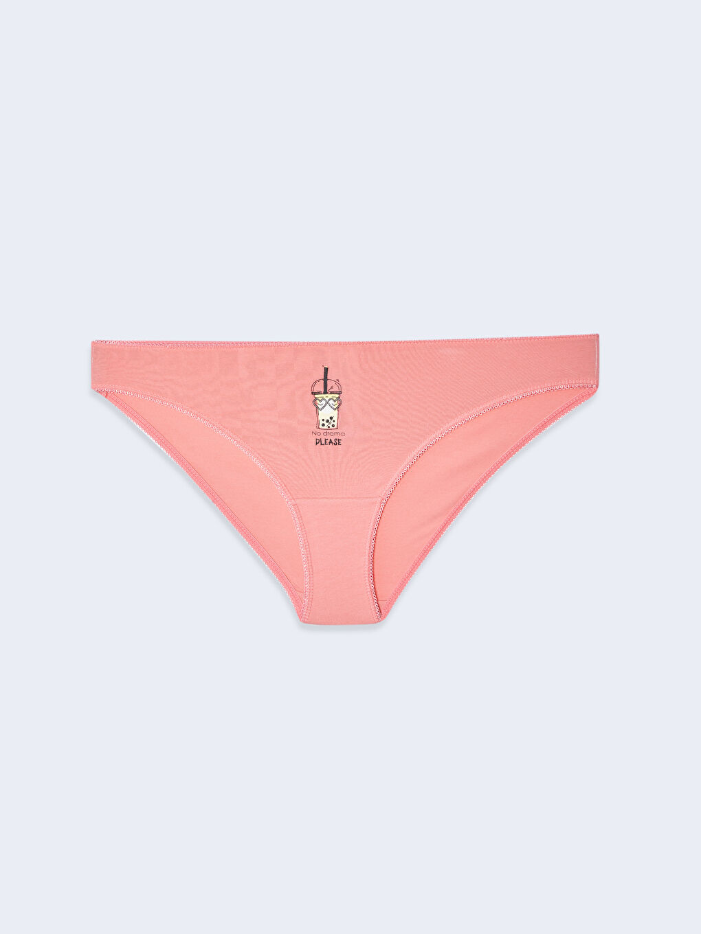 LCW Young Pembe Baskılı Bikini Külot 5'li Paket - 2