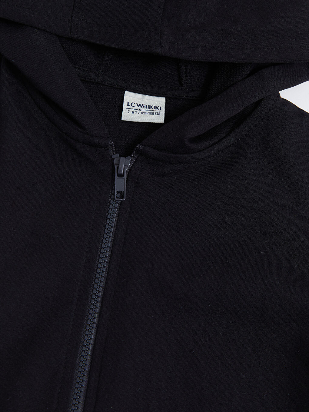 LCW Kids Hooded Basic Long Sleeve Boys' Zippered Sweatshirt -W29492Z4-RQN