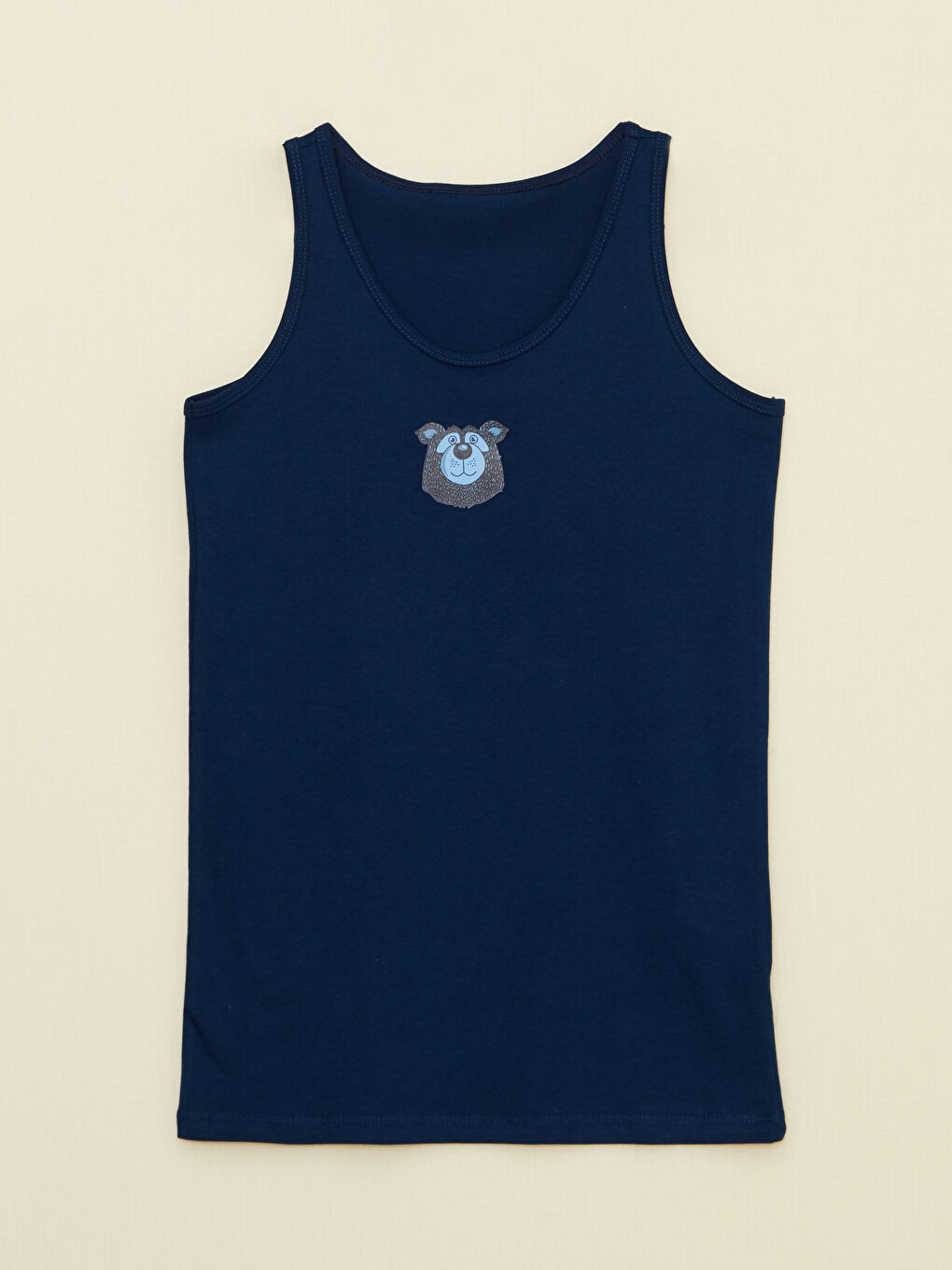 Майка для мальчиков с круглым вырезом и принтом из хлопка, 2 упаковки-1