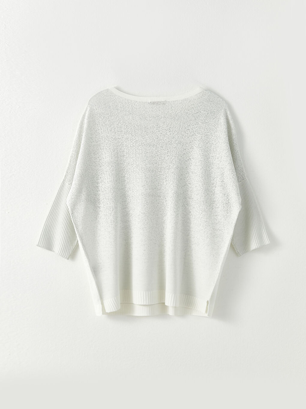 Crew Neck Plain Long Sleeve Women's Knitwear Sweater-6