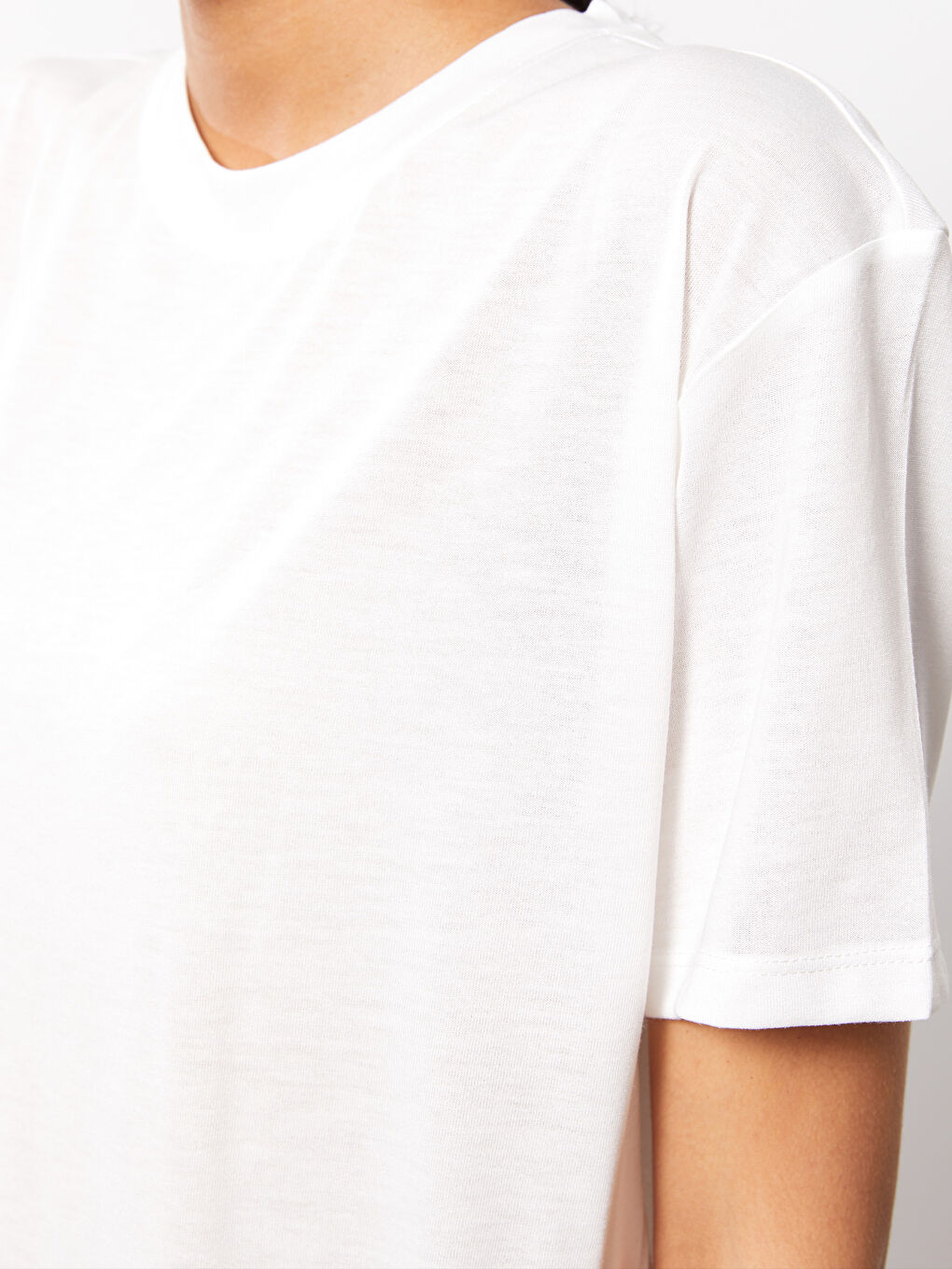 XSIDE ACTIVE Crew Neck Plain Short Sleeve Women's Sports T-Shirt -W29518Z8-R9J