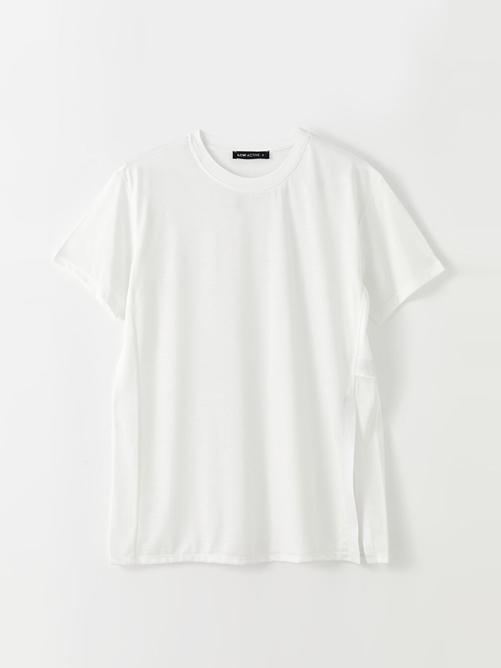 XSIDE ACTIVE Crew Neck Plain Short Sleeve Women's Sports T-Shirt -W29518Z8-R9J