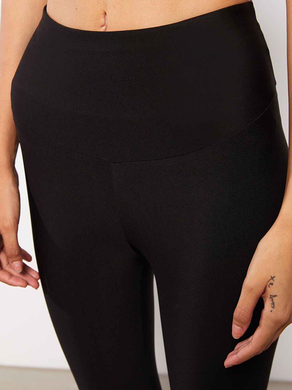 XSIDE ACTIVE Women's Elasticated Waist Plain Leggings -W29521Z8-RQN