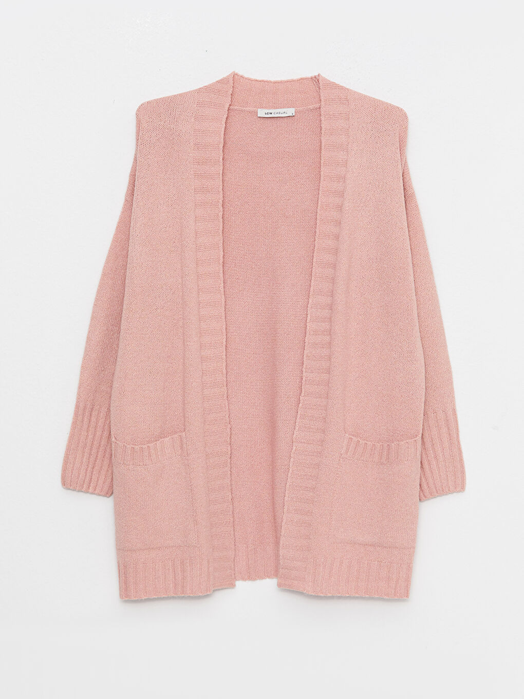 Shawl Collar Plain Long Sleeve Women's Knitwear Cardigan-5