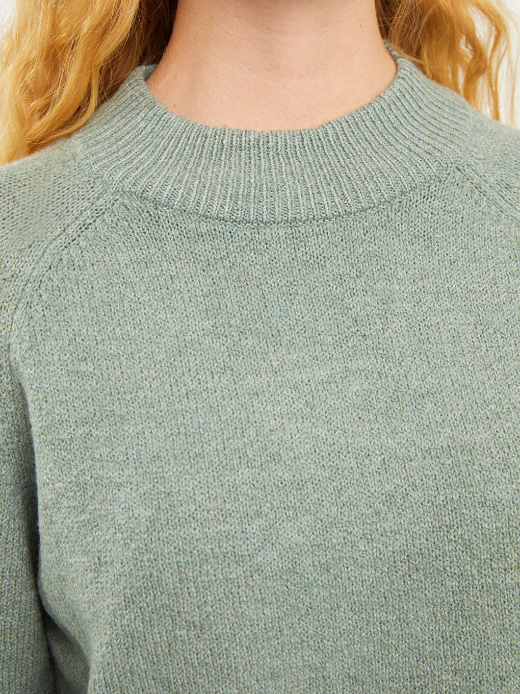 LCW Vision Trichterkragen Damen Strickpullover -W29543Z8-GC8