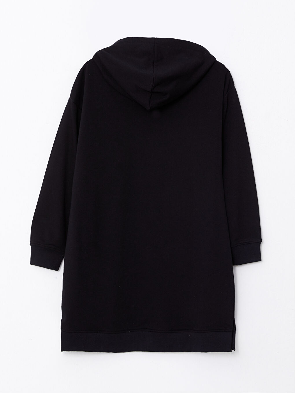 LCWAIKIKI Maternity Hooded Printed Long Sleeve Maternity Sweatshirt Tunic -W29546Z8-CVL