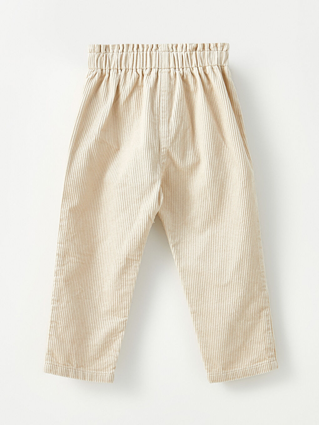 Klasične somotne pantalone sa gumom na pojasu za bebe devojčice -W29559Z1-QH3