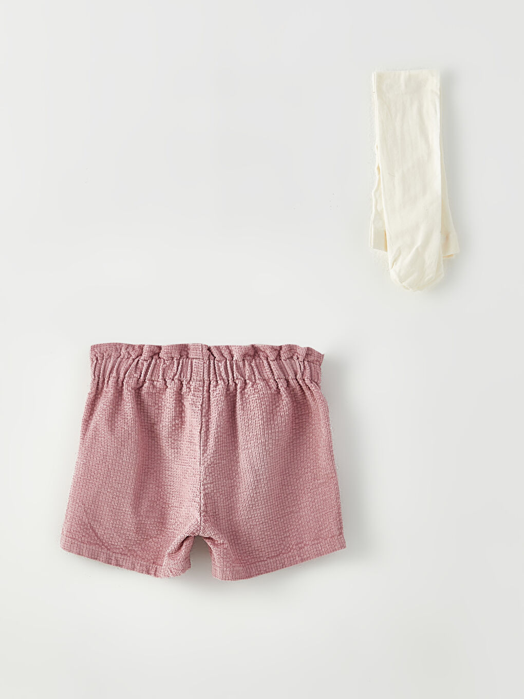 Shorts en Velours Basique à Taille Élastique et Collants Lot de 2-3