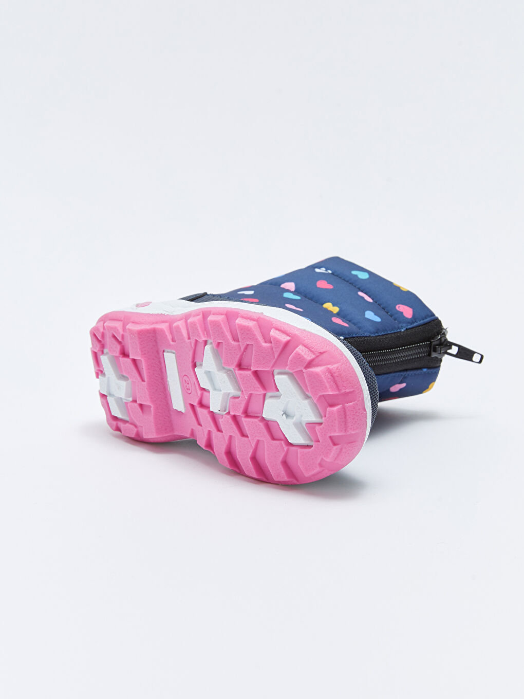 Printed Zipper Baby Girl Snow Boots-3