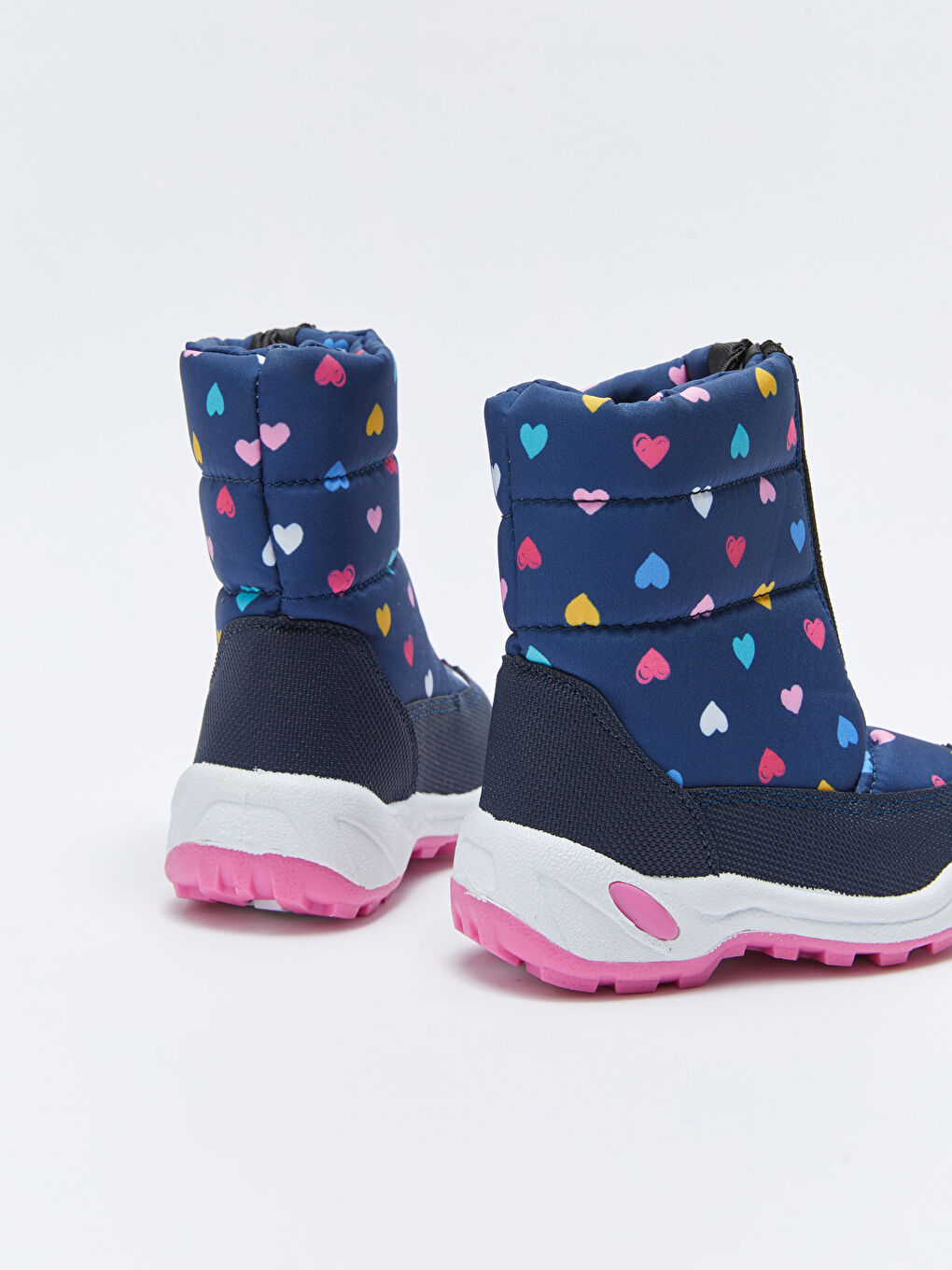 Printed Zipper Baby Girl Snow Boots-4