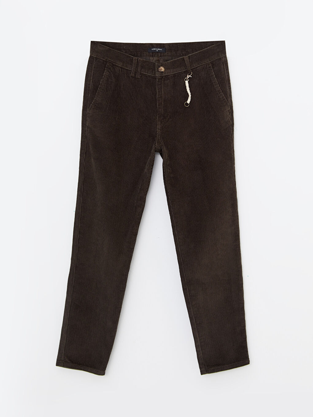 Regular Fit Velvet Men's Trousers-7
