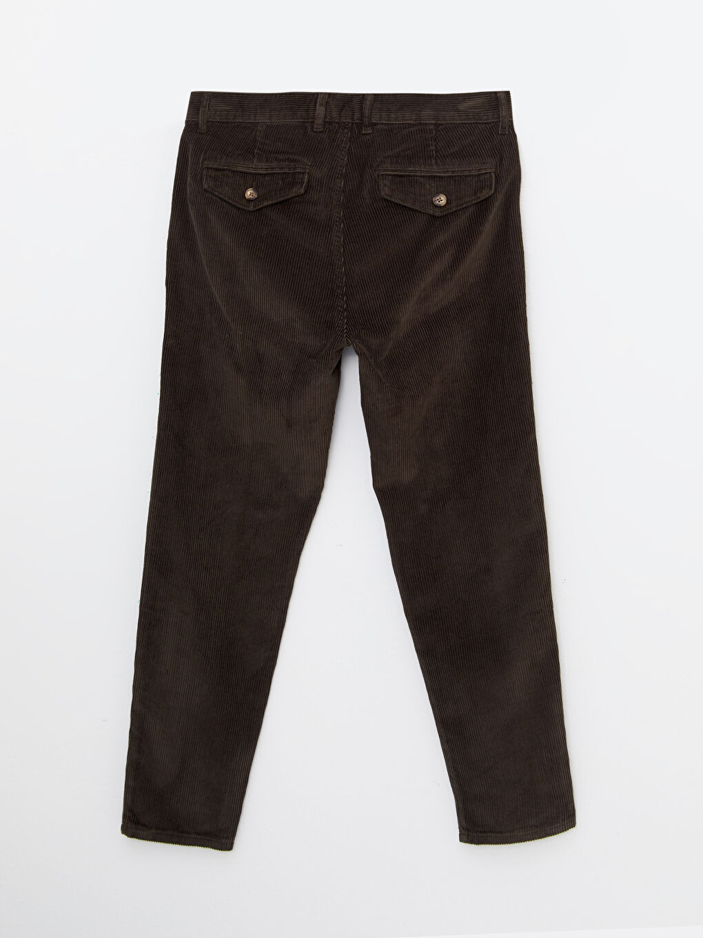 Regular Fit Velvet Men's Trousers-8