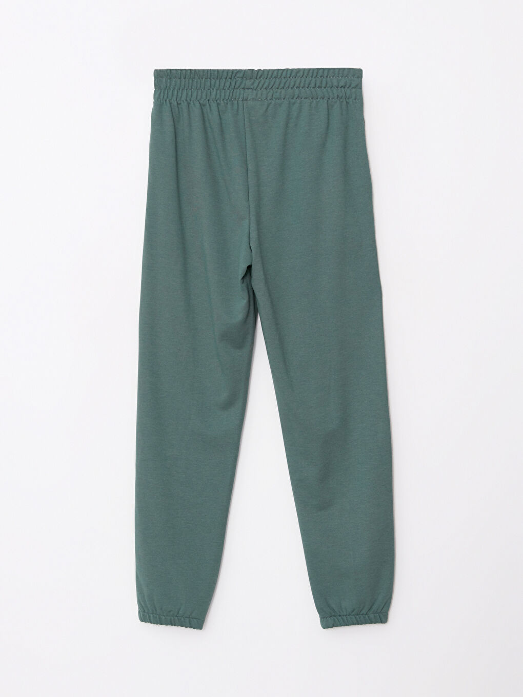Women's Elasticated Waist Plain Jogger Sweatpants-6