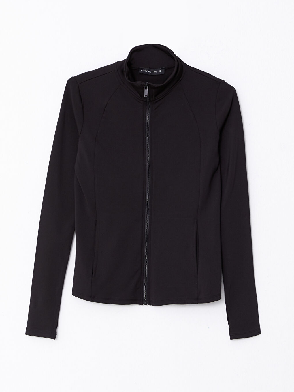 Turtle Neck Women's Sports Cardigan-5