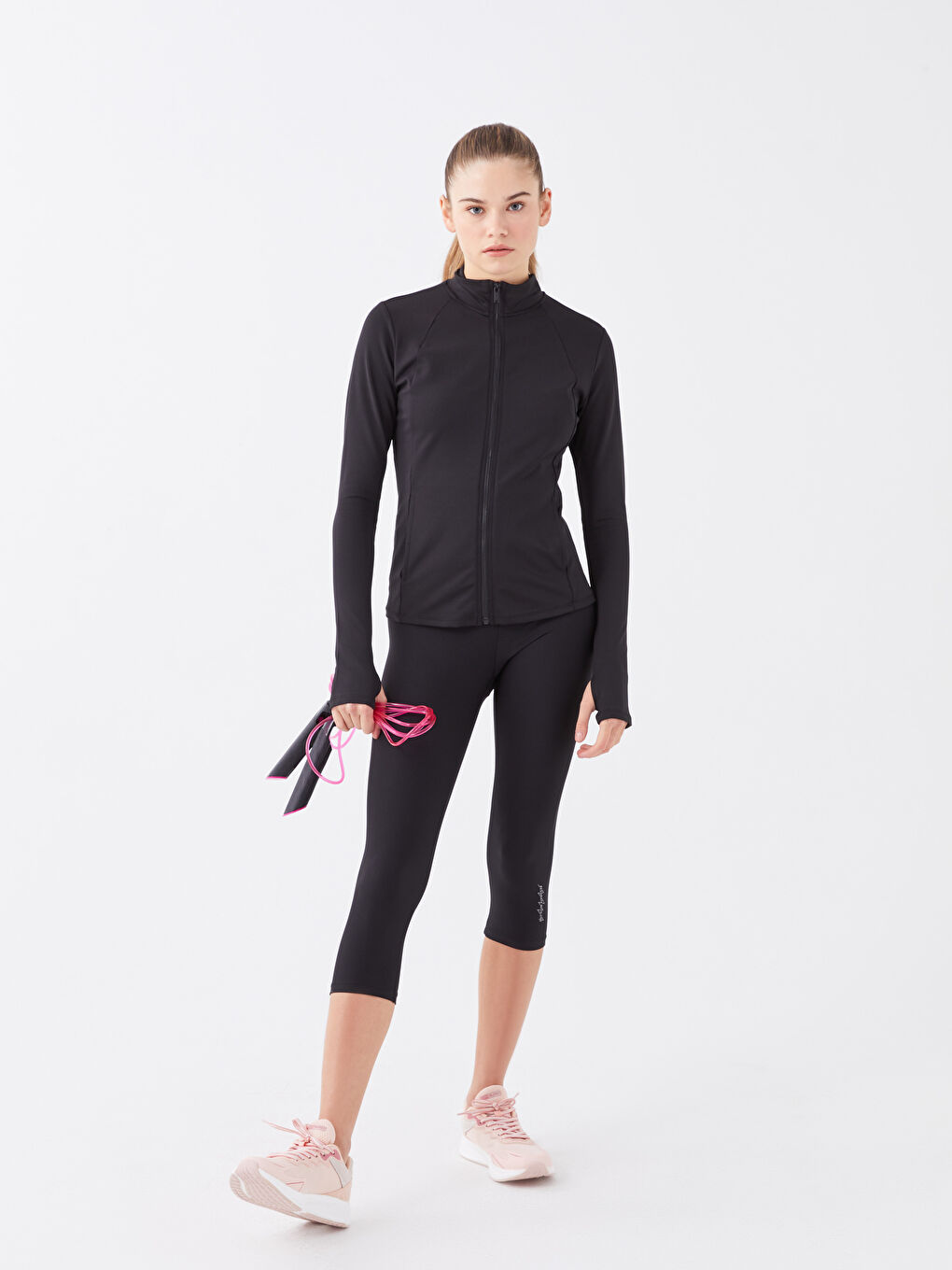 Turtle Neck Women's Sports Cardigan-1