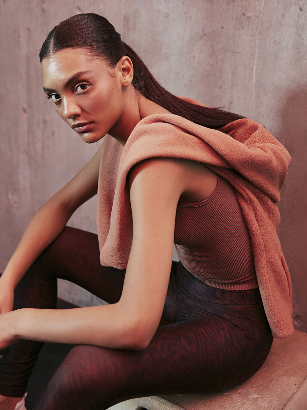 Turtle Neck Women's Sports Cardigan