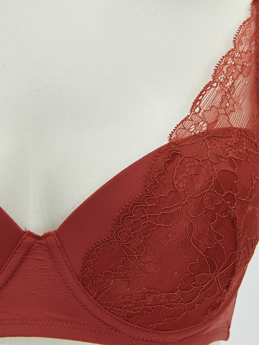 Underwire Lace Detail Bra -W29689Z8-HMN - LC Waikiki