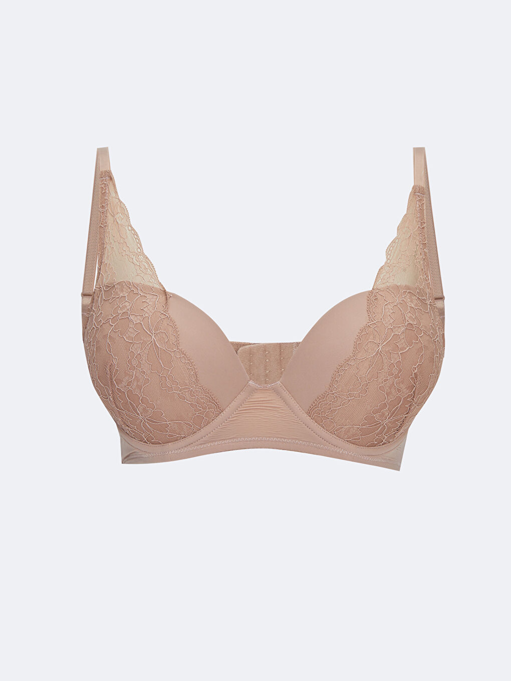 LCW DREAM Underwire Lace Detail Bra -W29690Z8-GDH