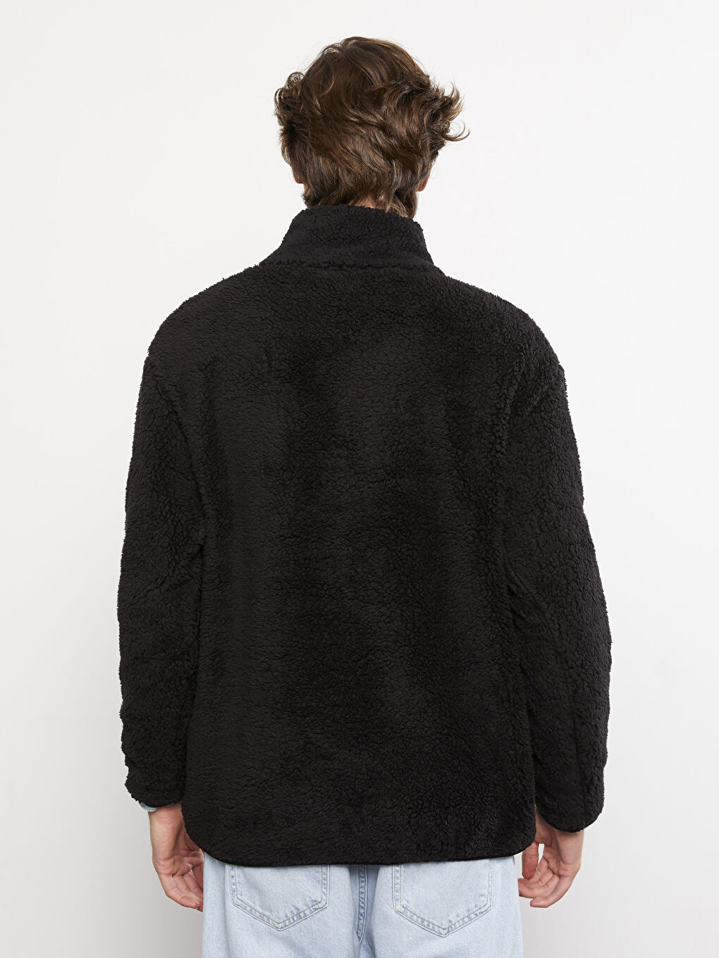 Hanorac cu Guler Tip Pâlnie pentru Bărbați-4