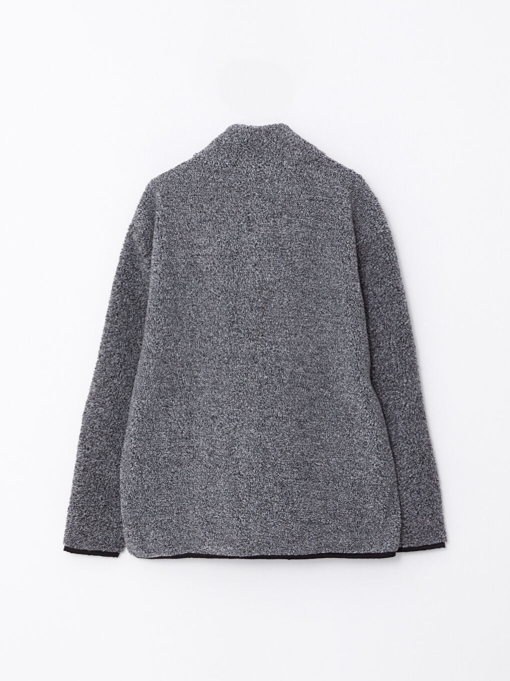 Funnel Neck Long Sleeve Plush Men's Sweatshirt-6