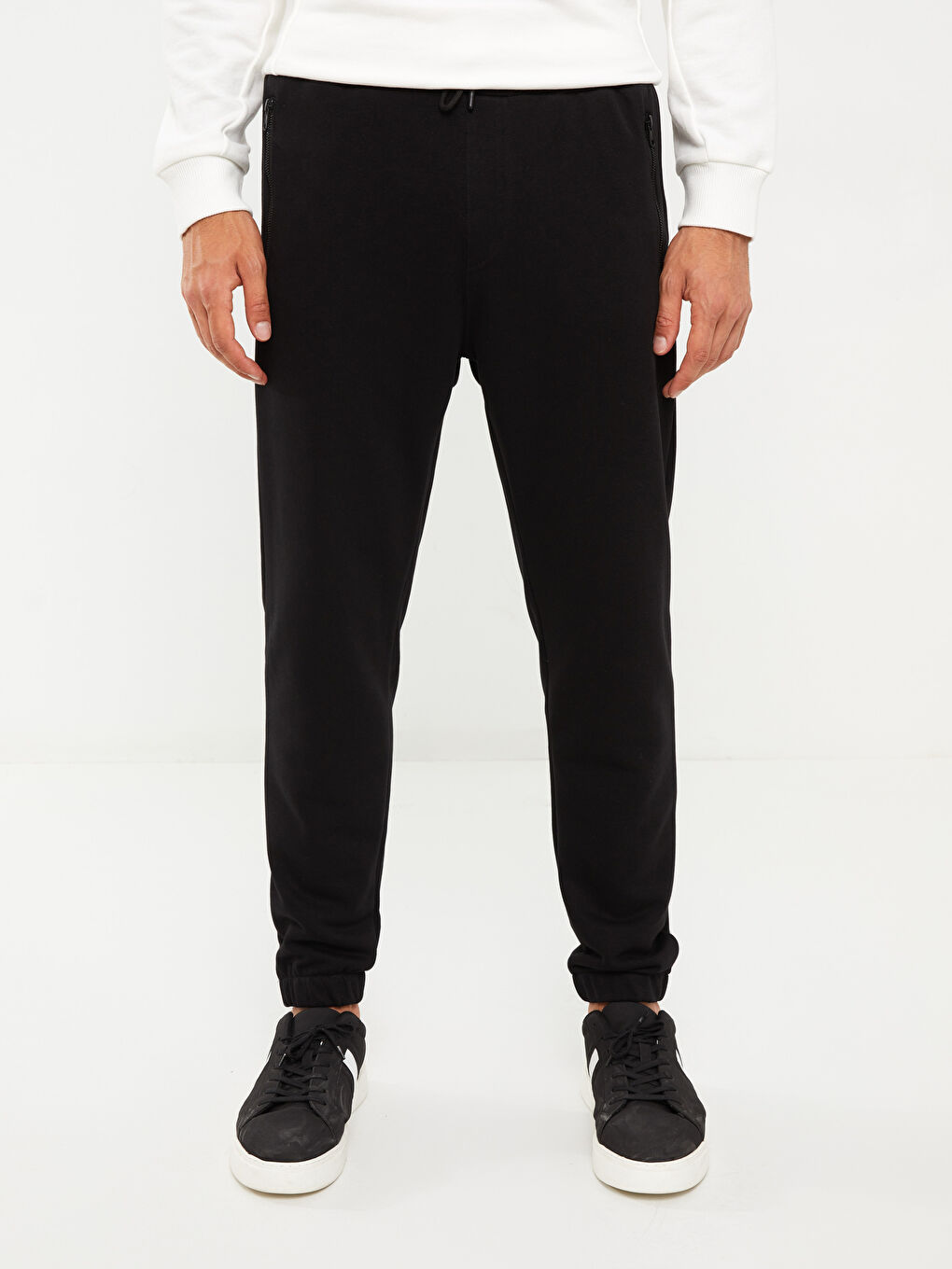 LCW Casual Siyah Slim Fit Erkek Jogger Eşofman Altı - 3