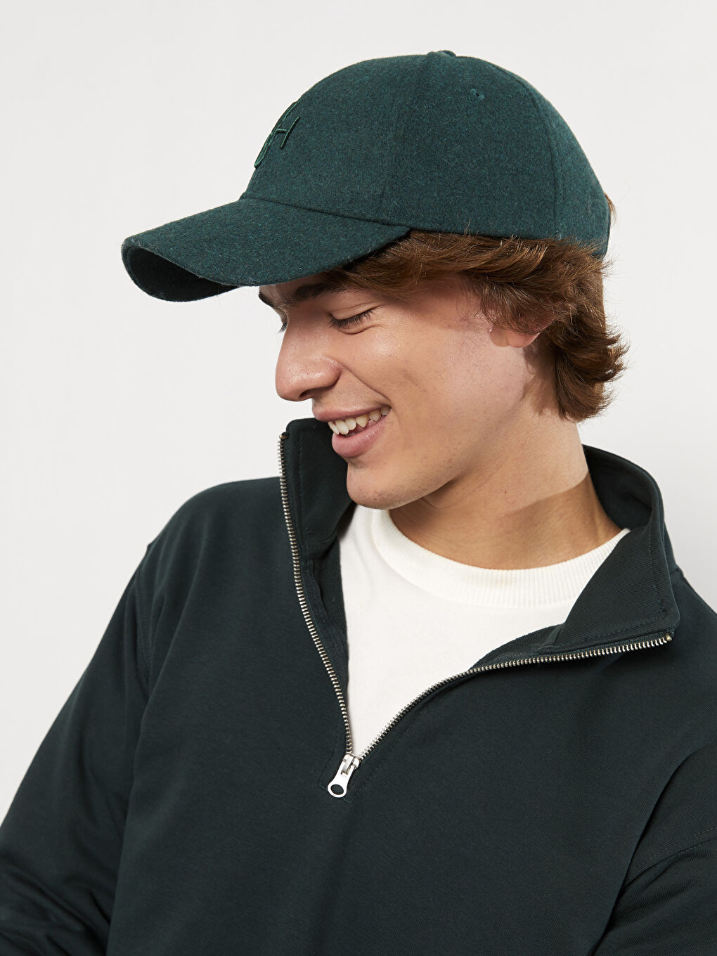 Funnel Neck Men's Sweatshirt-2