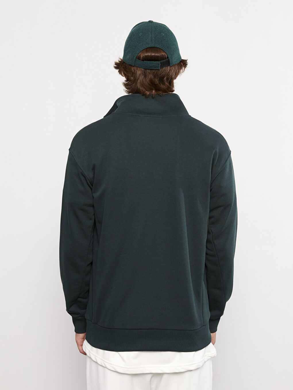 Funnel Neck Men's Sweatshirt-4