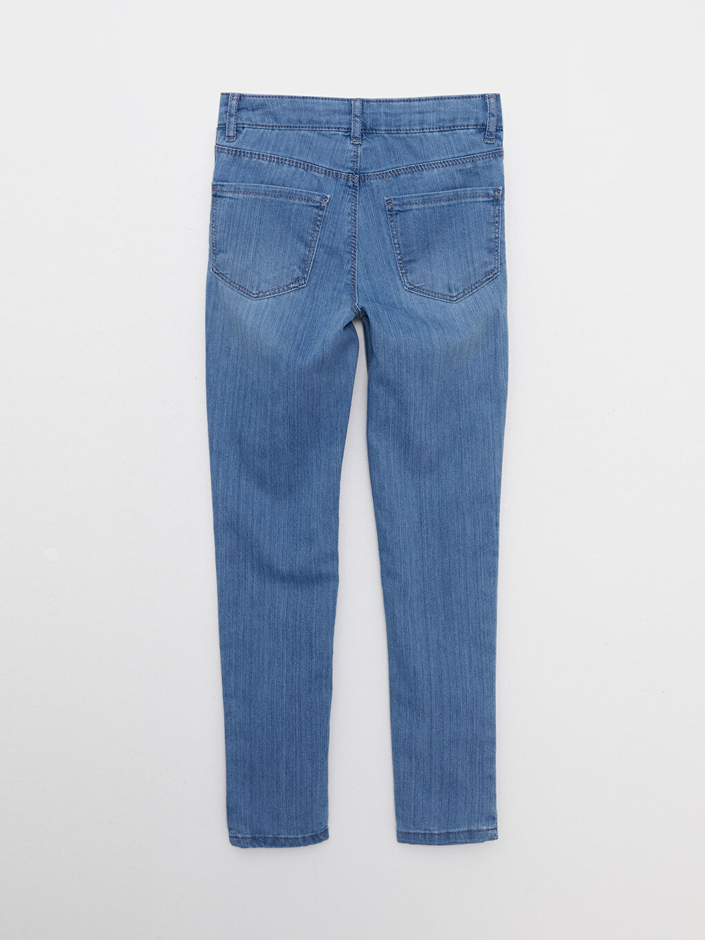 LCW ECO İndigo Basic Kız Çocuk Jean Pantolon - 1