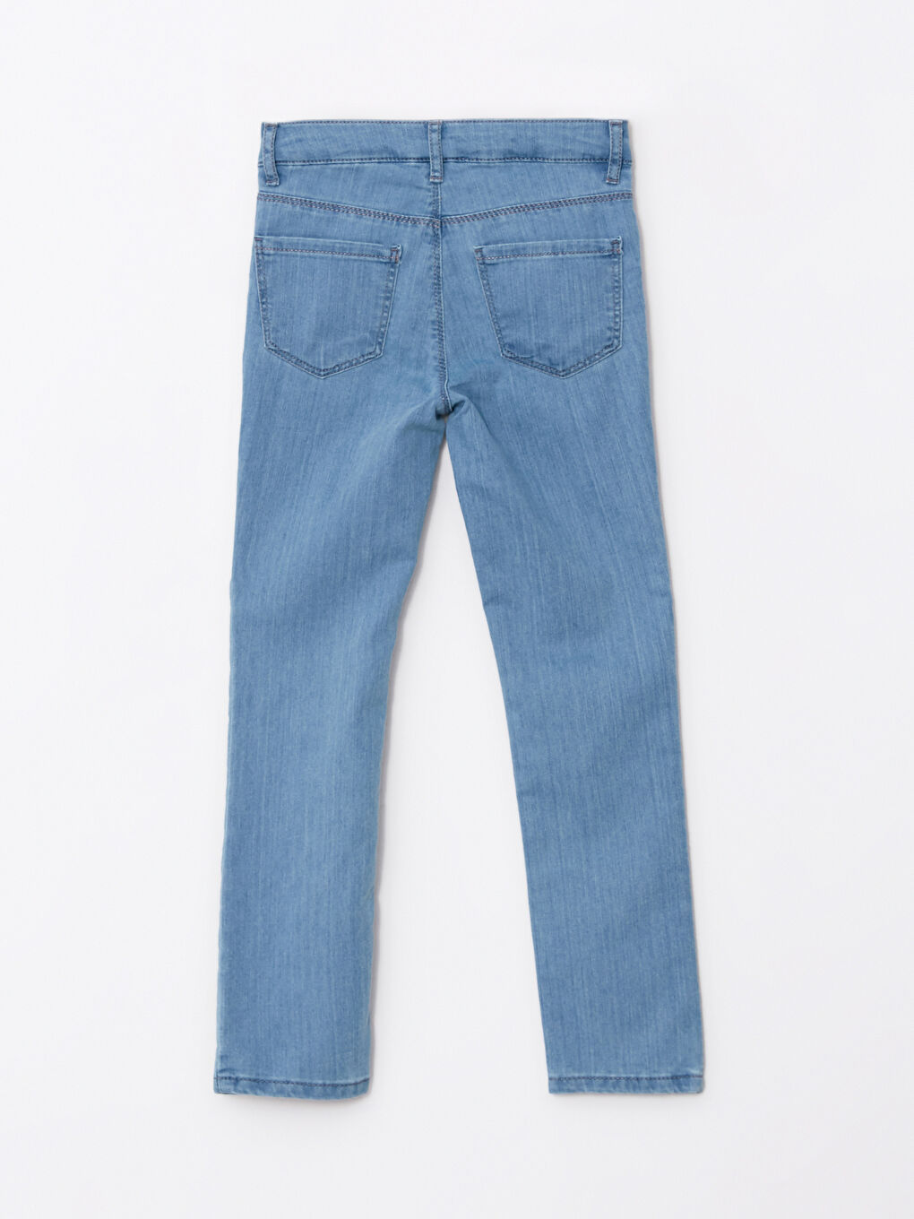 LCW ECO İndigo Slim Fit Kız Çocuk Jean Pantolon - 3