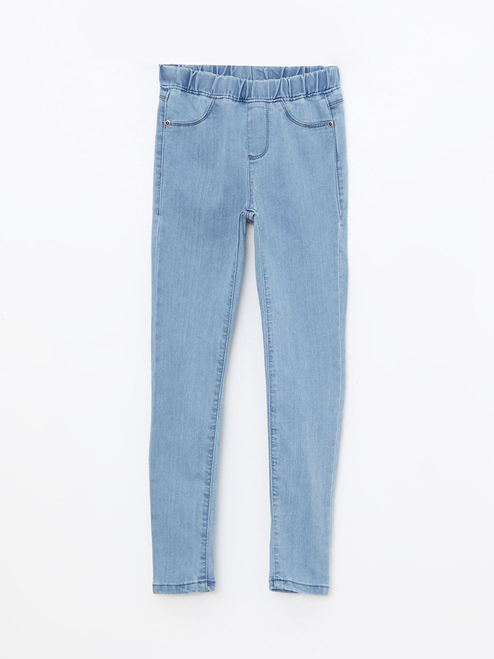 Elasticated Waist Basic Girls' Jeans