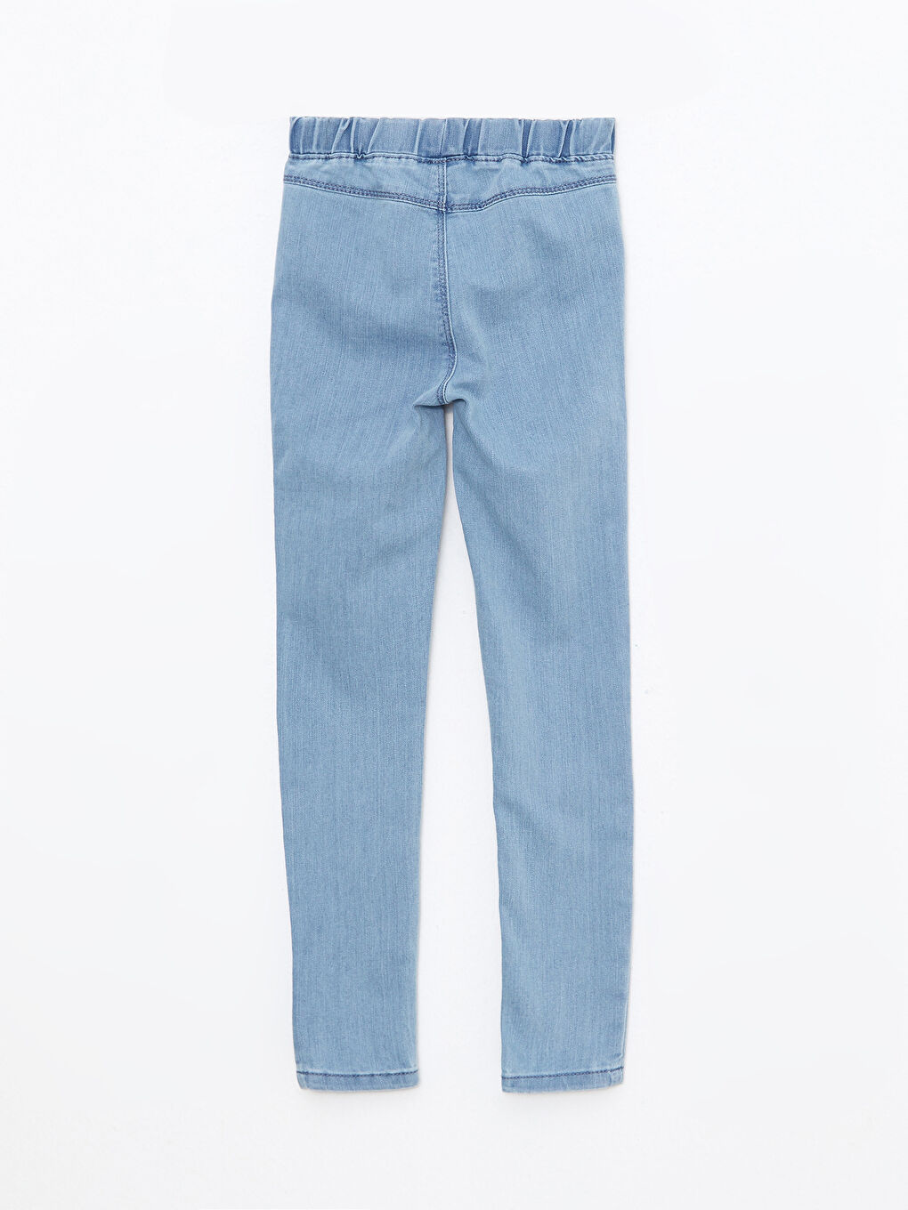 Elasticated Waist Basic Girls' Jeans-1