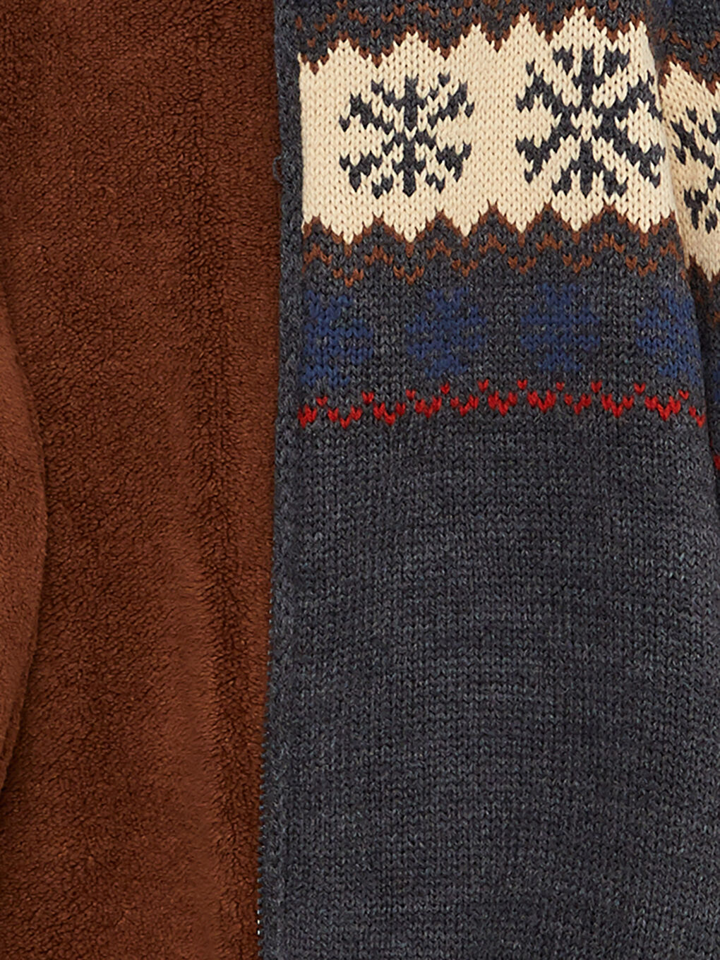 Antrasit Kapüşonlu Desenli Uzun Kollu Erkek Çocuk Triko Hırka-2