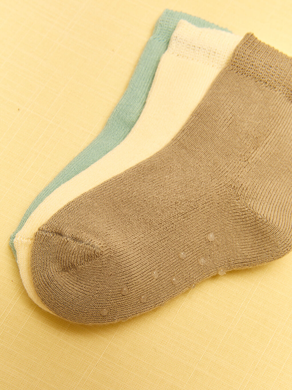 جوارب فوطة سادة أولاد رضع - ٣ قطع-2