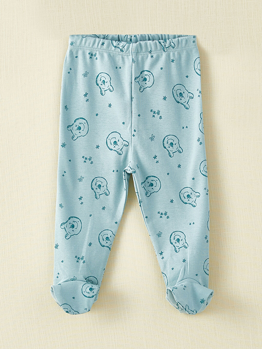 LCW baby Rundhalsausschnitt Langarm Winnie the Pooh Bedrucktes Bio-Baumwolle Baby Jungen Set -W29839Z1-KXP