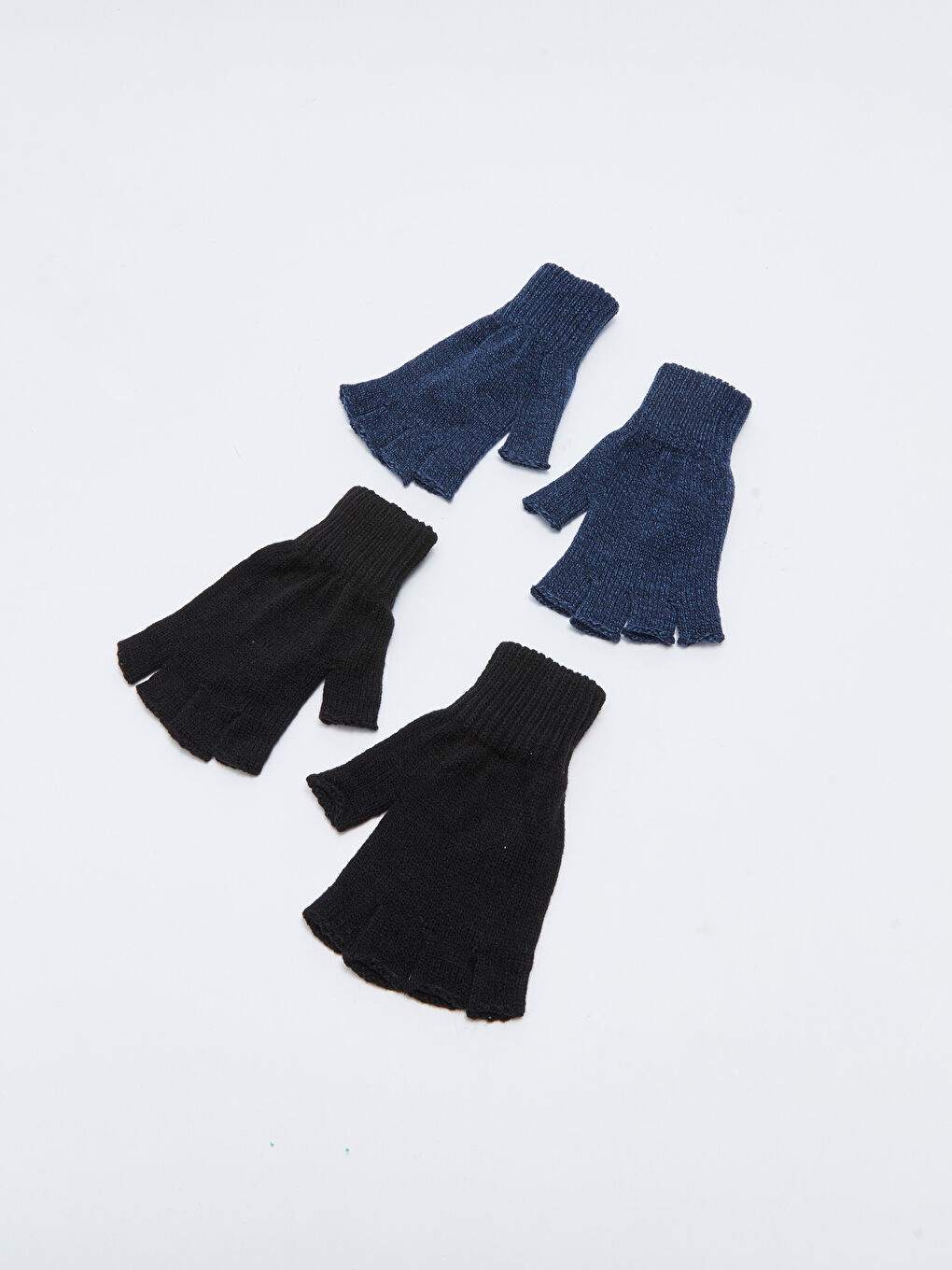 LCW ACCESSORIES Plain Men's Fingerless Gloves 2 Pack -W29876Z8-HUC