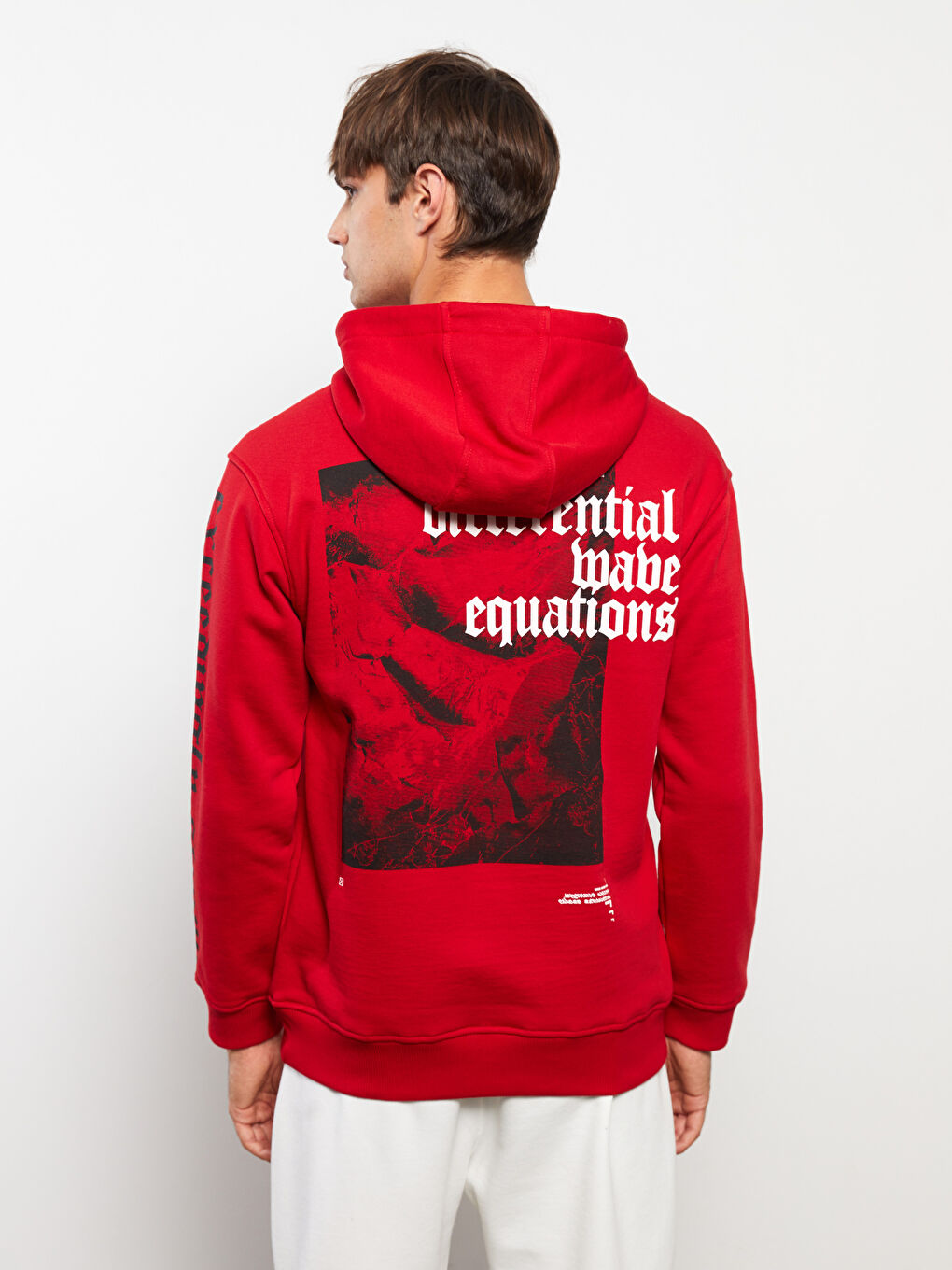 Худи Мужское Толстое Оверсайз С Длинным Рукавом И Принтом-4