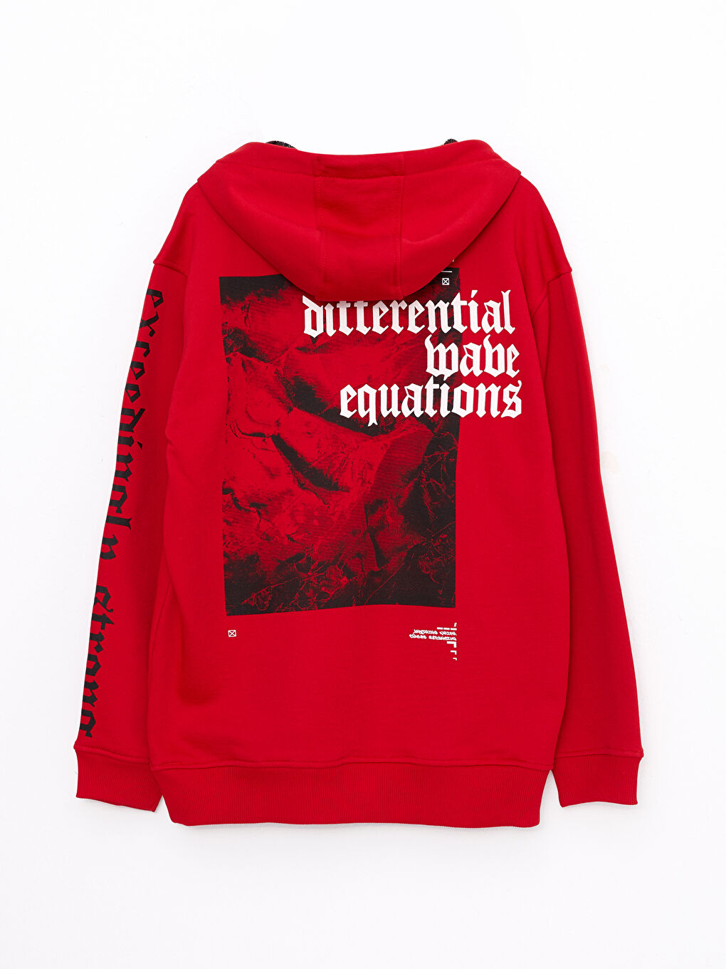 Худи Мужское Толстое Оверсайз С Длинным Рукавом И Принтом-6