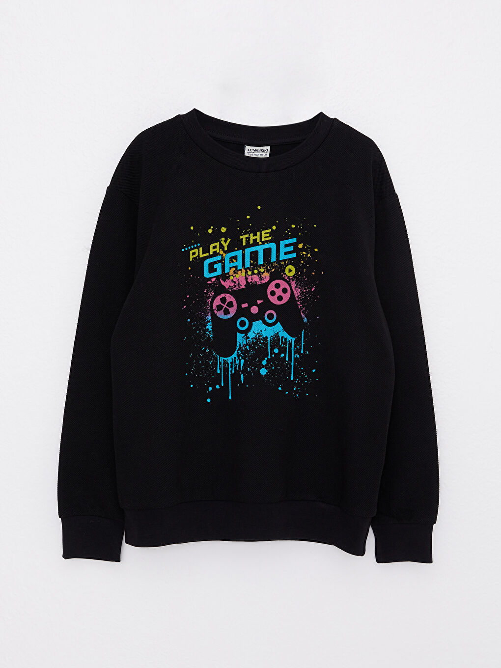 LCW ECO Crew Neck Printed Long Sleeve Boys' Sweatshirt -W29882Z4-E0N