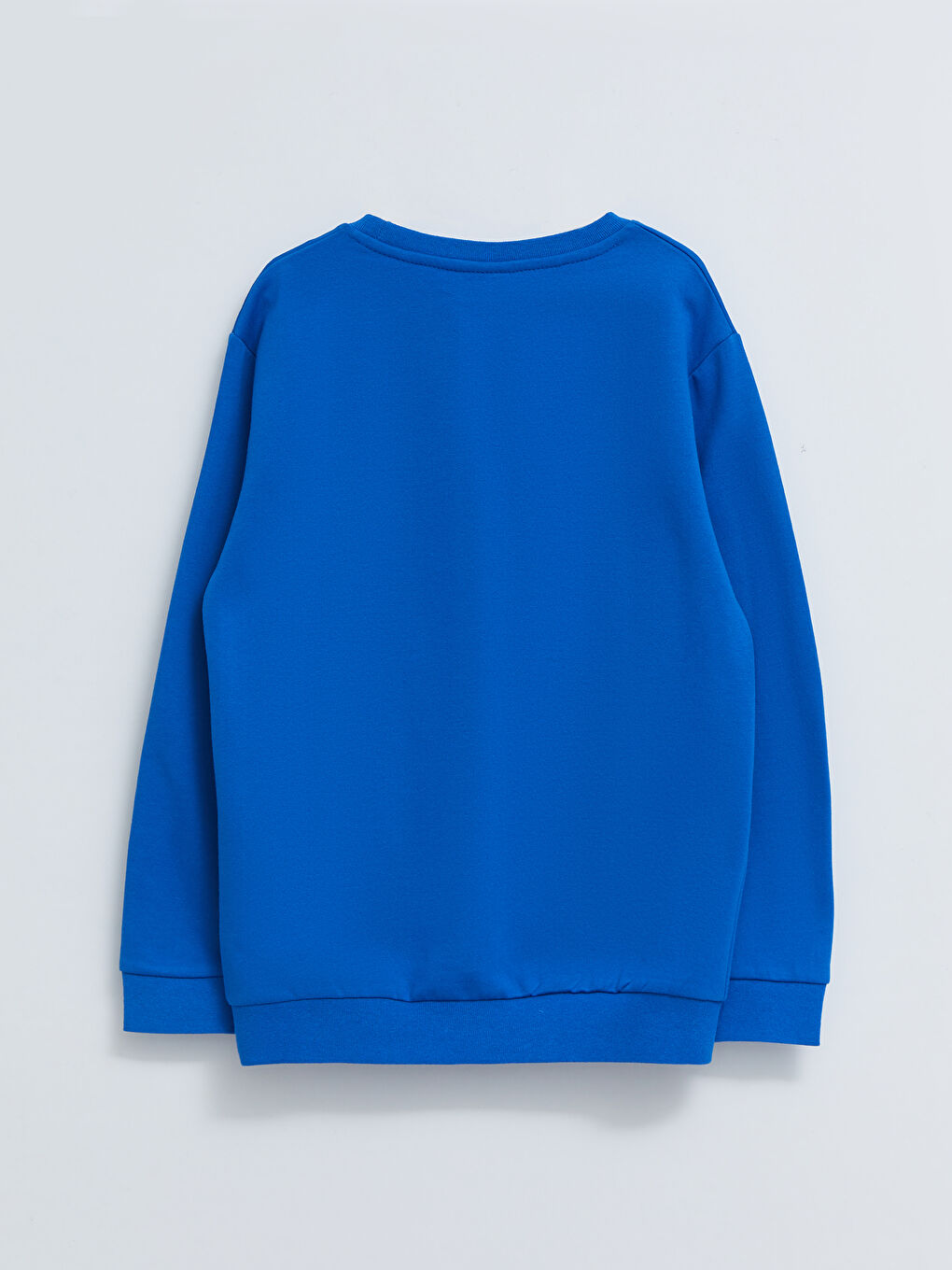 Mavi Bisiklet Yaka Baskılı Uzun Kollu Erkek Çocuk Sweatshirt-1