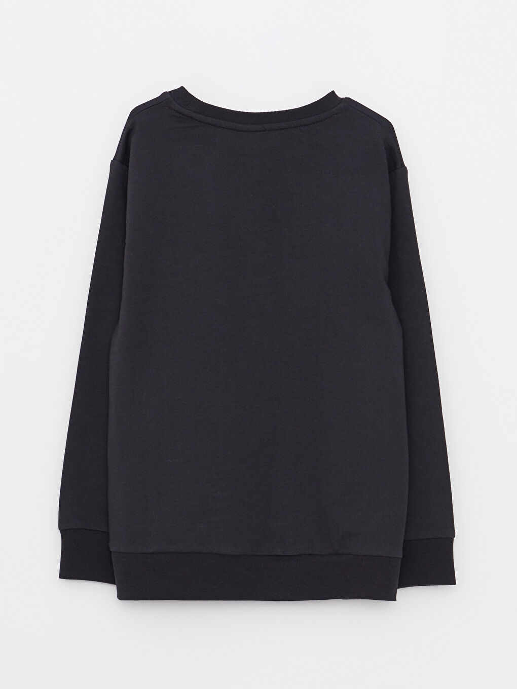 Crew Neck Printed Long Sleeve Boys' Sweatshirt-1