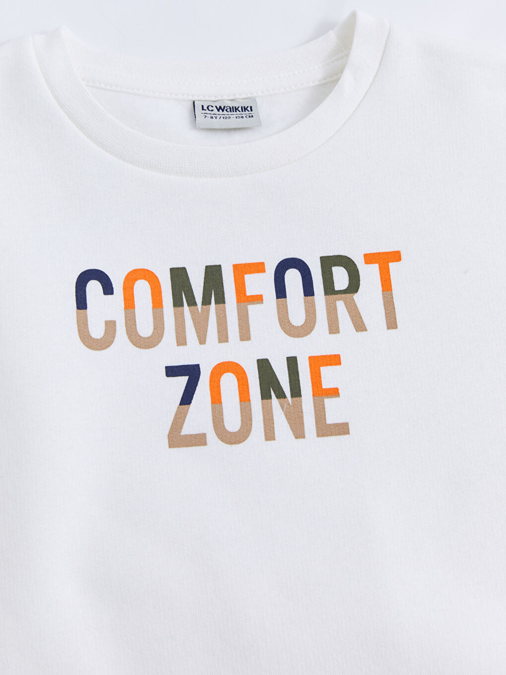 Crew Neck Printed Long Sleeve Boys' Sweatshirt-2