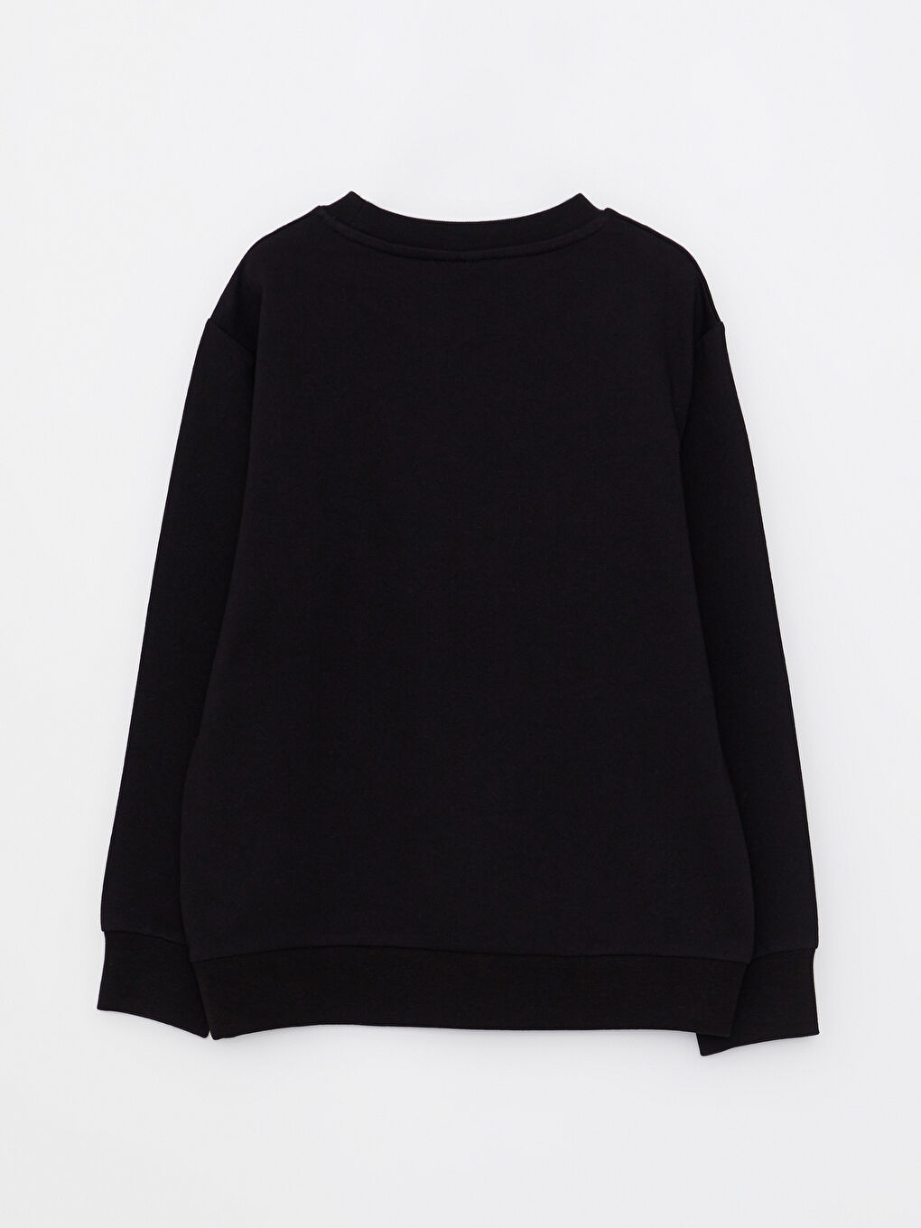 Crew Neck Printed Long Sleeve Boys' Sweatshirt-1