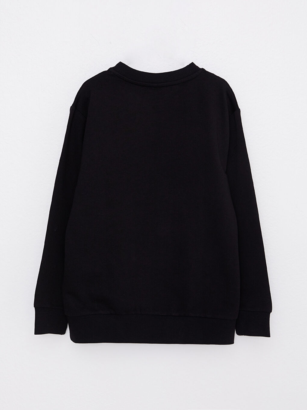 Crew Neck Printed Long Sleeve Boys' Sweatshirt-1
