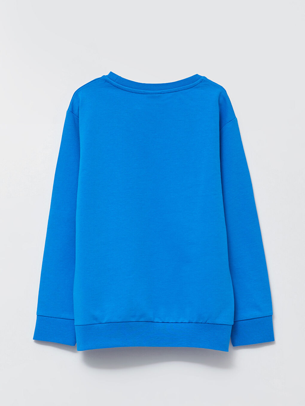 Суитшърт с кръгло деколте, отпечатан, с дълъг ръкав за момчета-1