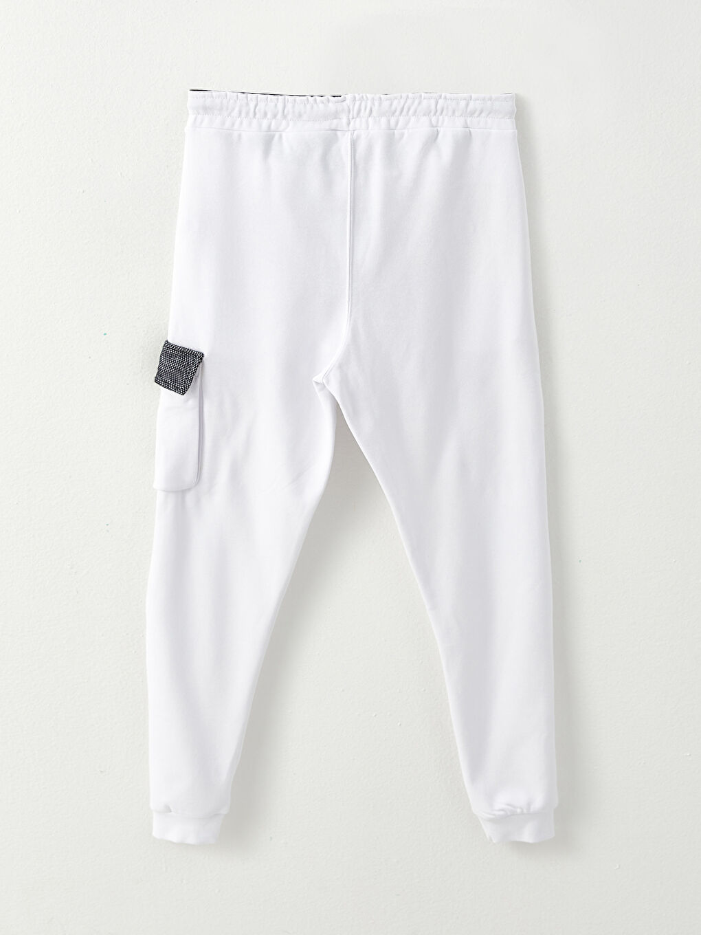 Тар пішім ерлерге арналған қалың джоггер спорттық шалбары-6